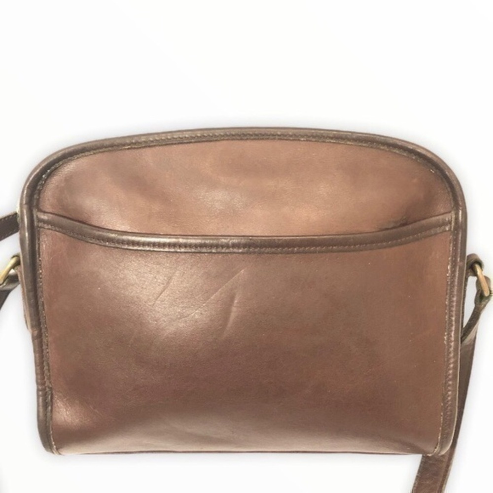 Coach vintage brown leather metropolis bag 9087